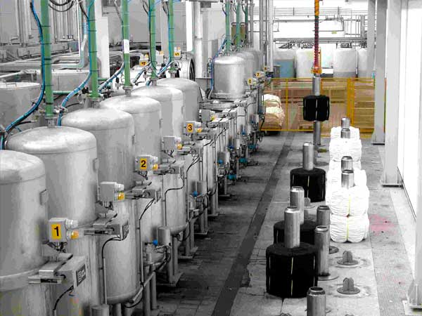 Impianto-automatico-Tintoria-bumps-Automatic-plant-for-dyeing-bumps